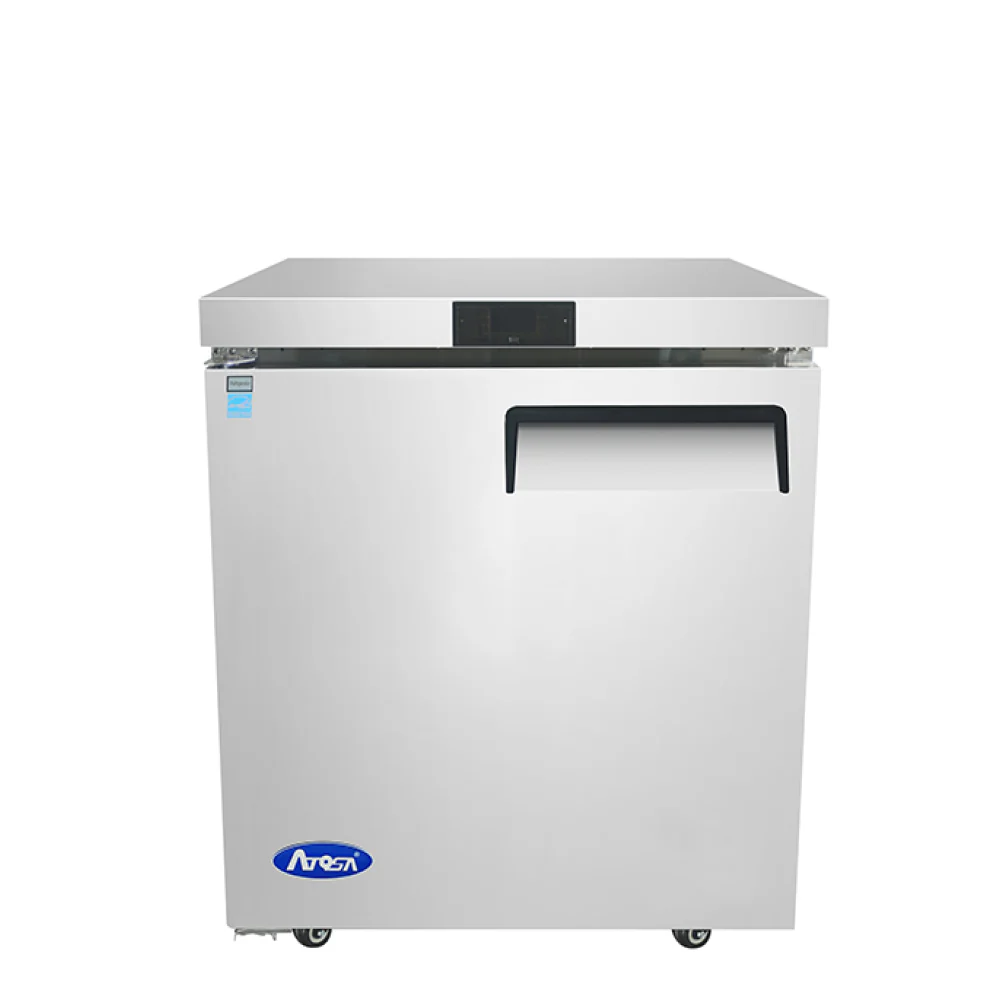 Atosa MGF8401GRL 27" Solid Left 1-Door Undercounter Refrigerator - 7.2 Cu.Ft.