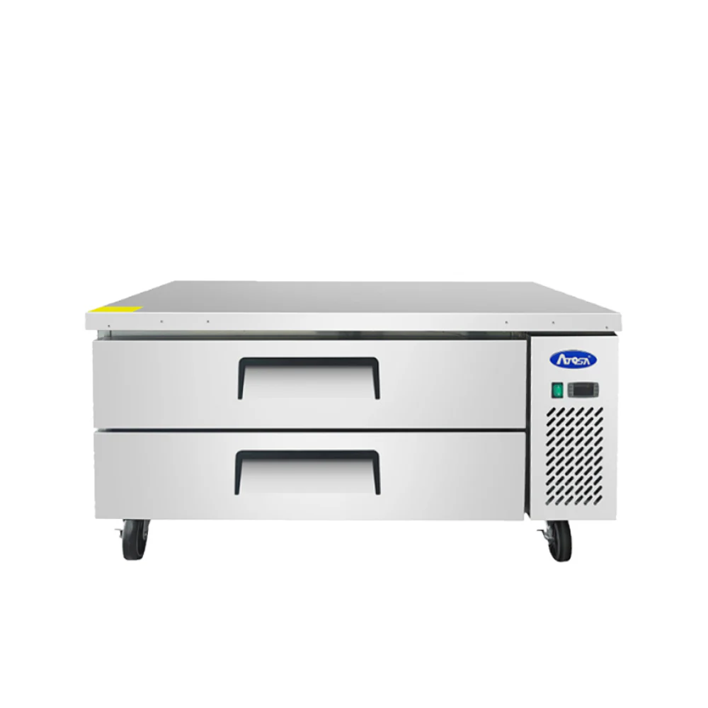 Atosa MGF8450GR 48" 2-Drawer Refrigerated Chef Base - 7.7 Cu. Ft.