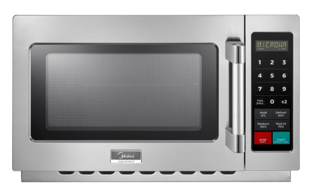 Midea - 1.2 Cu Ft Medium Duty Commercial Microwave Oven w/ Touch Control - 1034N1A