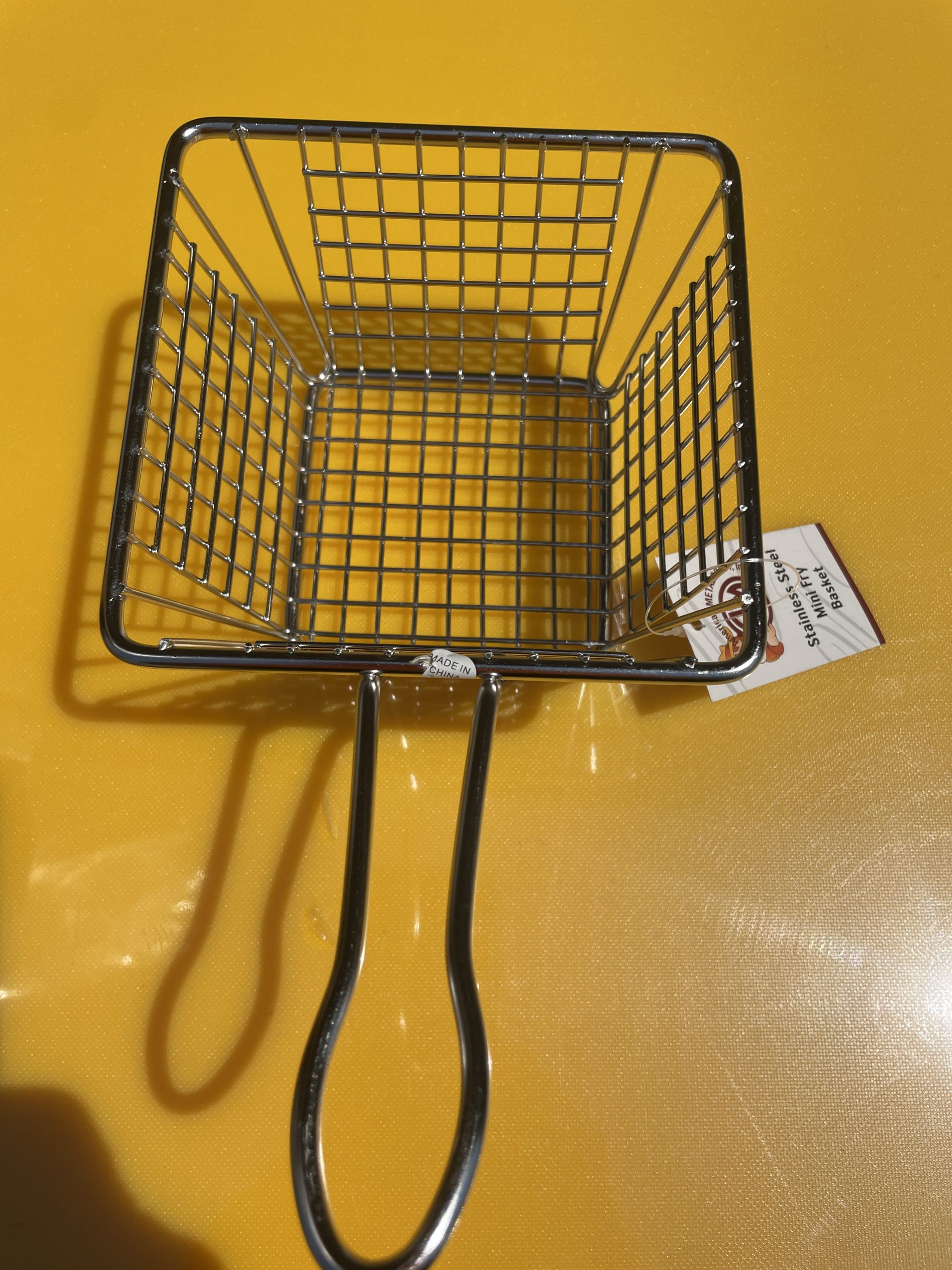 Mini Stainless Steel Serving Basket