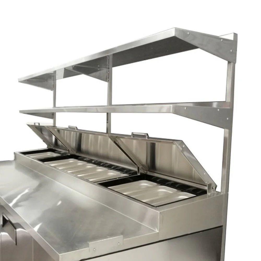 Atosa SOD1467B 67" Stainless Steel Overshelf