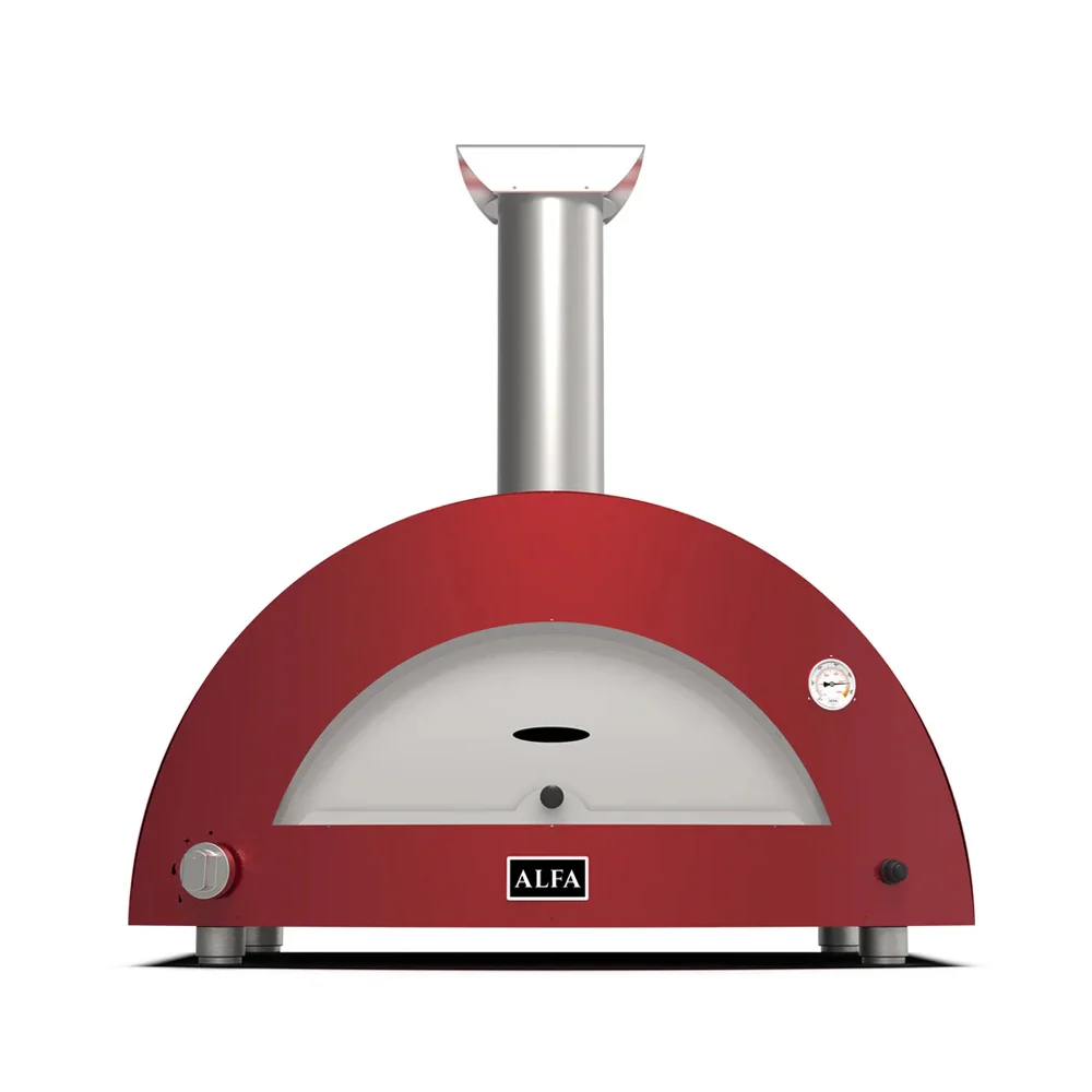 Alfa Moderno 3 Pizze Red Gas Pizza Oven - FXMD-3P-MROR-U / FXMD-3P-GROR-U