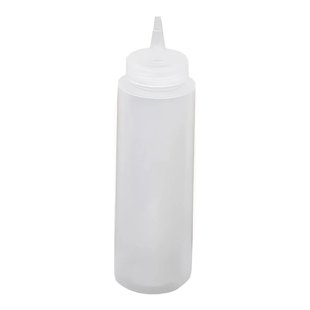 Browne 8 Oz. Clear Squeeze Bottle - 12/Case - 1102
