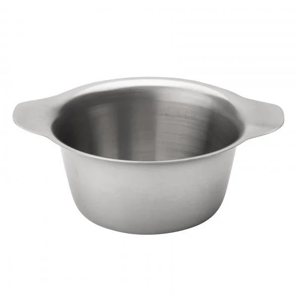 Browne 515047 2 Oz. 2 Handle Stainless Steel Sauce Cup