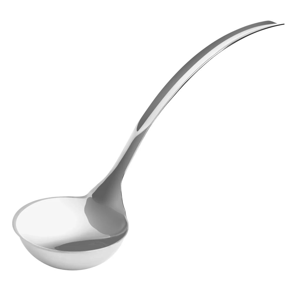 Browne 6 Oz. Stainless Steel Horizon Serving Ladle - 573370
