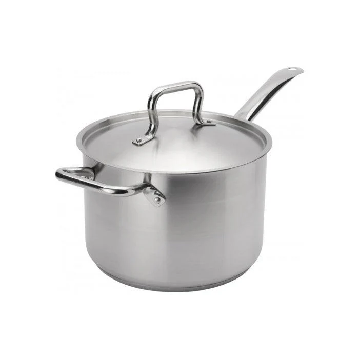 Browne 4.5 Qt. Elements Stainless Steel Sauce Pan - 5734034