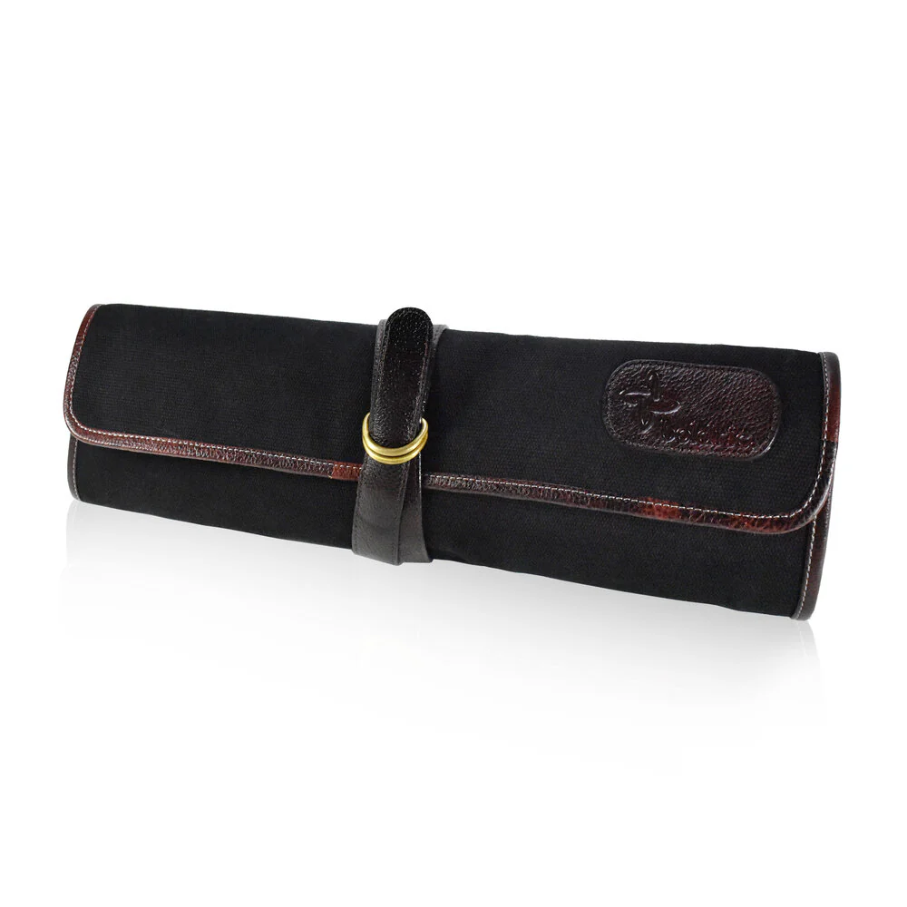 Boldric BOCT104 7-Pocket Black Canvas DD Hook Tie Knife Bag