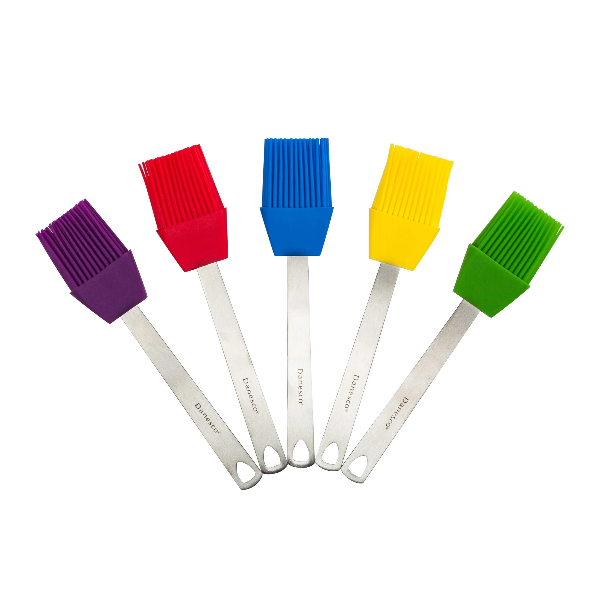Danesco 1445212AS Mini Basting Brush with Stainless Steel Handle