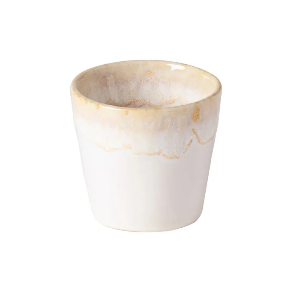 Costa Nova 2.4 Oz. Grespresso White Stoneware Espresso Cup - LSC061-WHI