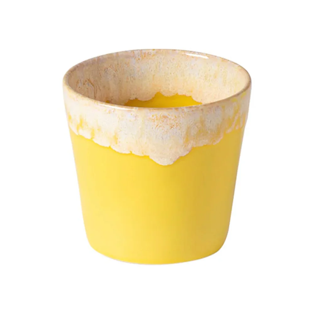 Costa Nova 6.5 Oz. Grespresso Yellow Stoneware Lungo Cup - LSC081-YLW