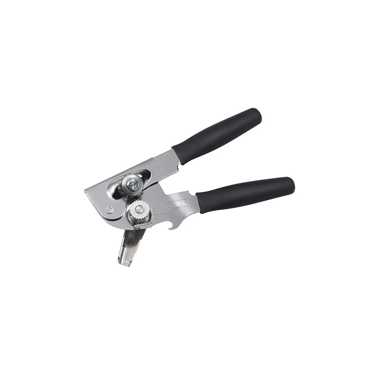 Swing-A-Way 407BK 8.5" Steel Portable Can Opener - Black Handle