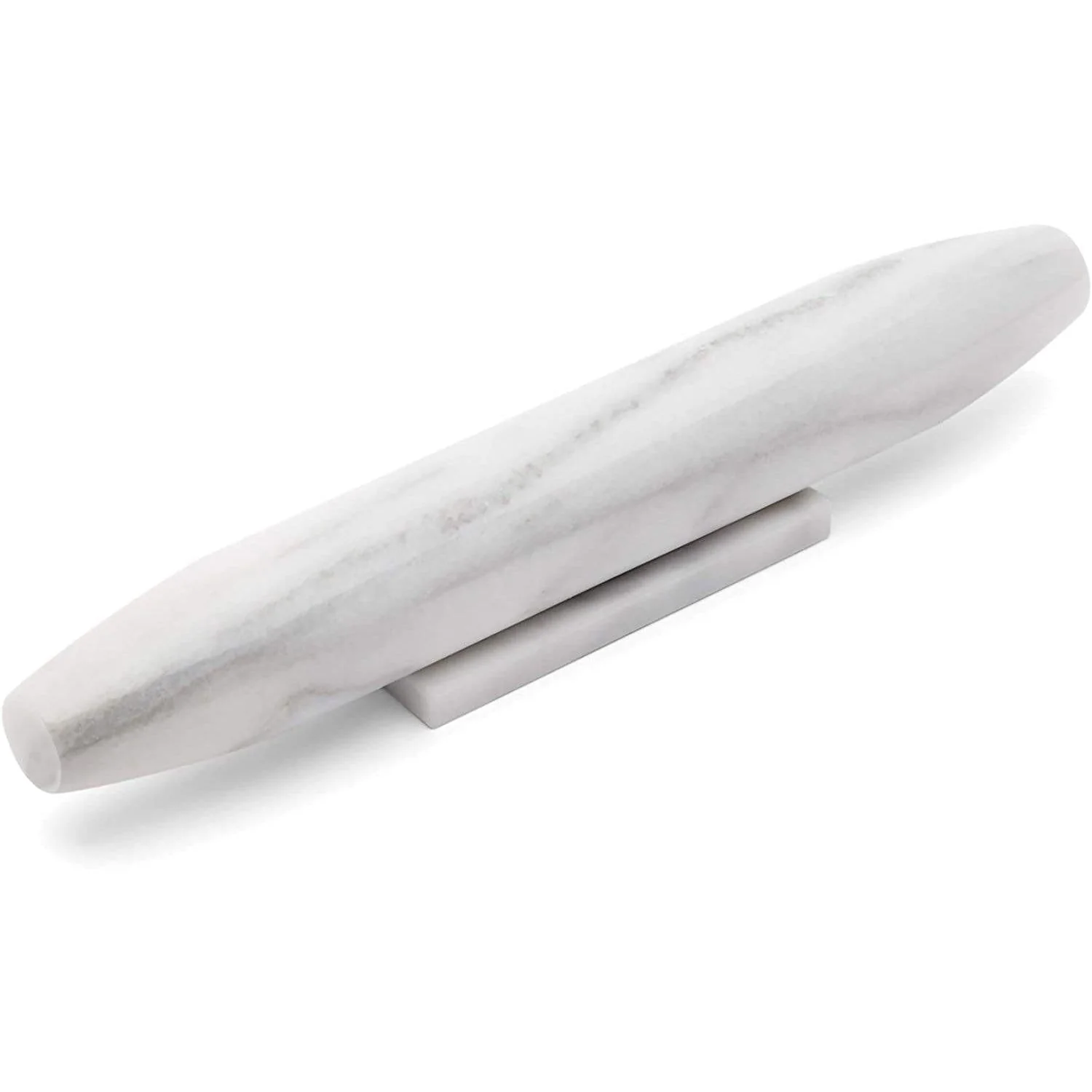 Fox Run FR48760 12" White Marble Tapered Rolling Pin