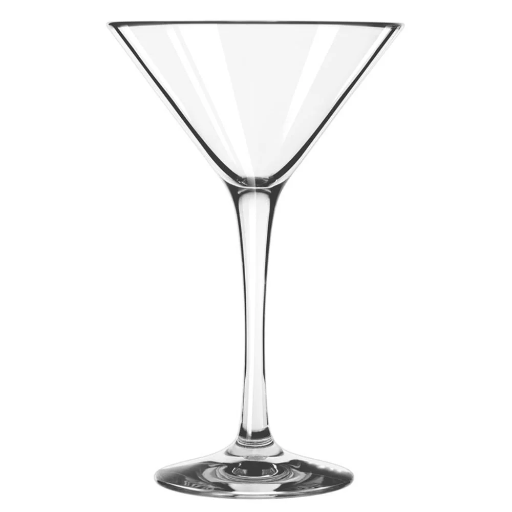 Libbey 92412 8 Oz. Plastic Martini Glass - 12/Case