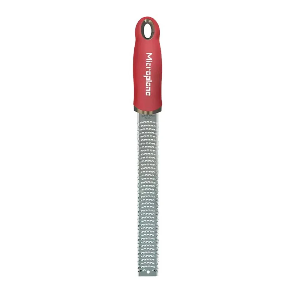 Microplane 46127 8" Premium Classic Citrus Zester - Pomegranate Red