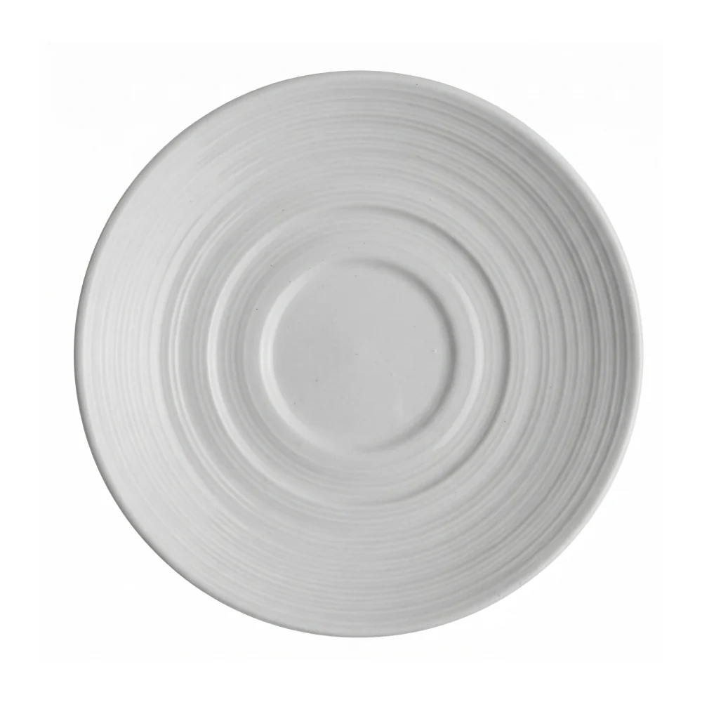 Steelite Belisa 6" White Porcelain Round Saucer - 36/Case - 61100ST0141
