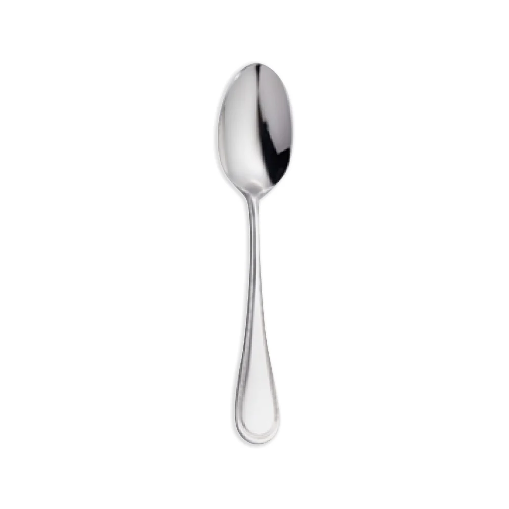 Corby Hall 6" Valencia Chrome Plated Teaspoon - 12/Case - C7604