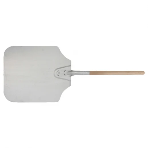 Winco APP-18M 16" x 14" Aluminium Pizza Peel with 18" Handle