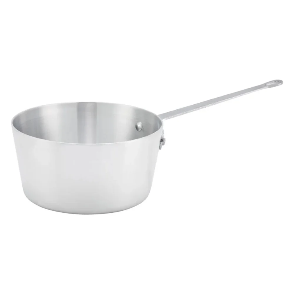 Winco ASP-4 4.25 Qt. Tapered Aluminum Sauce Pan