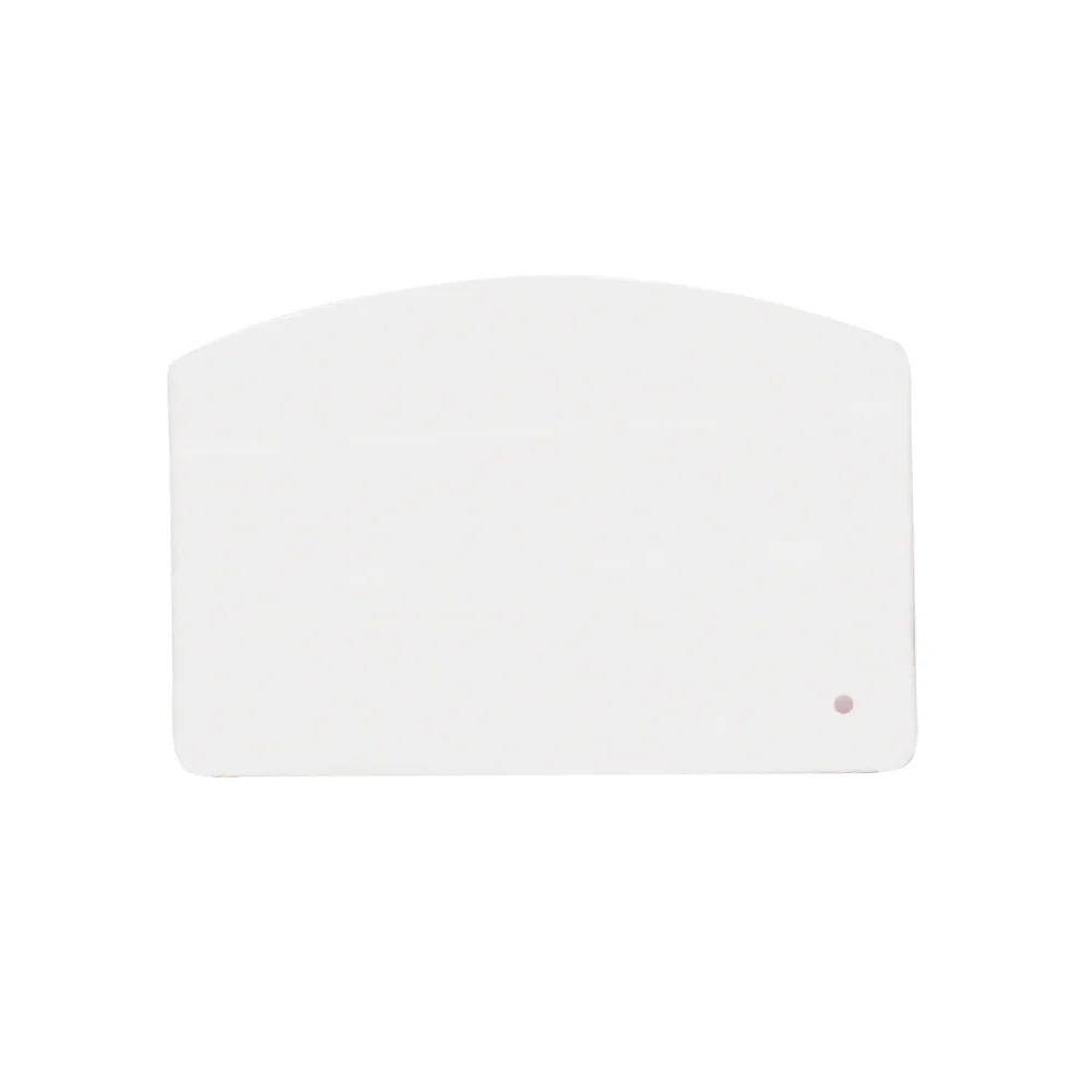 Winco PDS-5 5.5" x 4" Plastic Dough Scraper - White