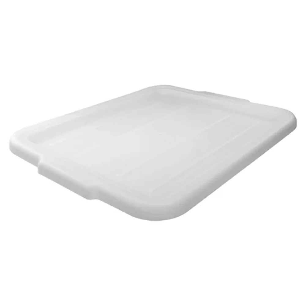 Winco PLW-CW Bus Box Lid for Wide Dish Boxes - White