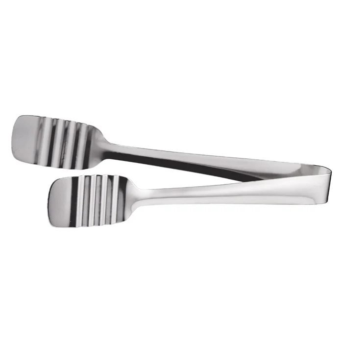 Winco PT-8 8" Solid Stainless Steel Pastry Tongs
