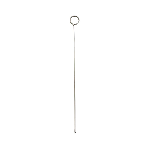 Winco SKO-12 12" Oval Stainless Steel Skewer - 12/Case