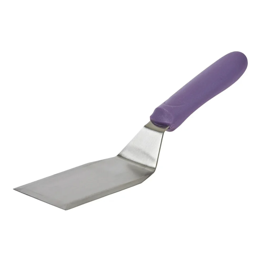 Winco TWP-61P 5.1" x 2.8" Stainless Steel Blade Allergen-Free Hamburger Turner