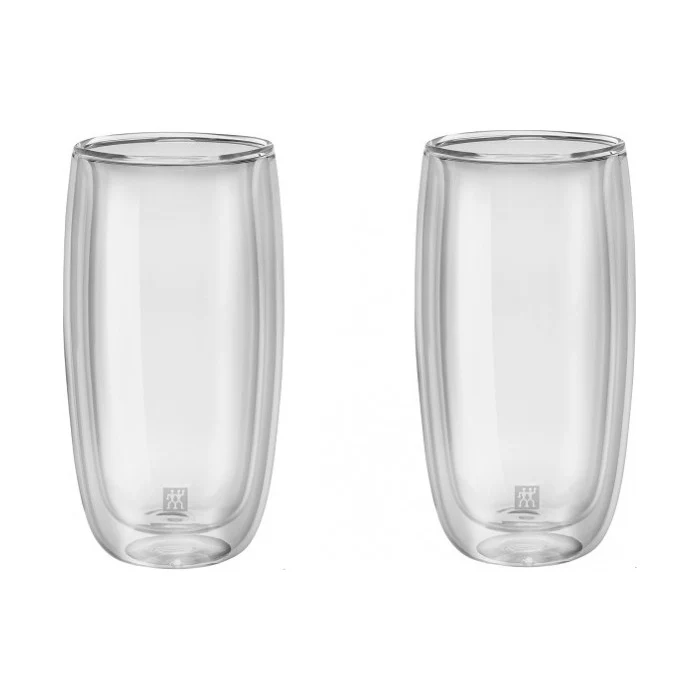 Zwilling 16 Oz. Sorrento Double Wall Beverage Glass 2-Piece Set - 39500-120