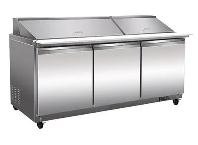 North-Air NA-S72M Triple Door 72" Refrigerated Mega Top Sandwich Prep Table