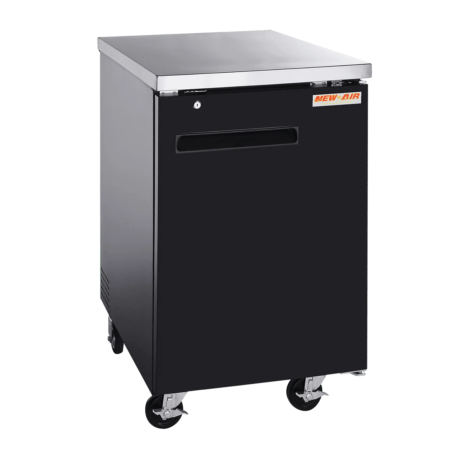 New Air NBB-23-SB 23.5" Solid 1-Door Back Bar Refrigerator