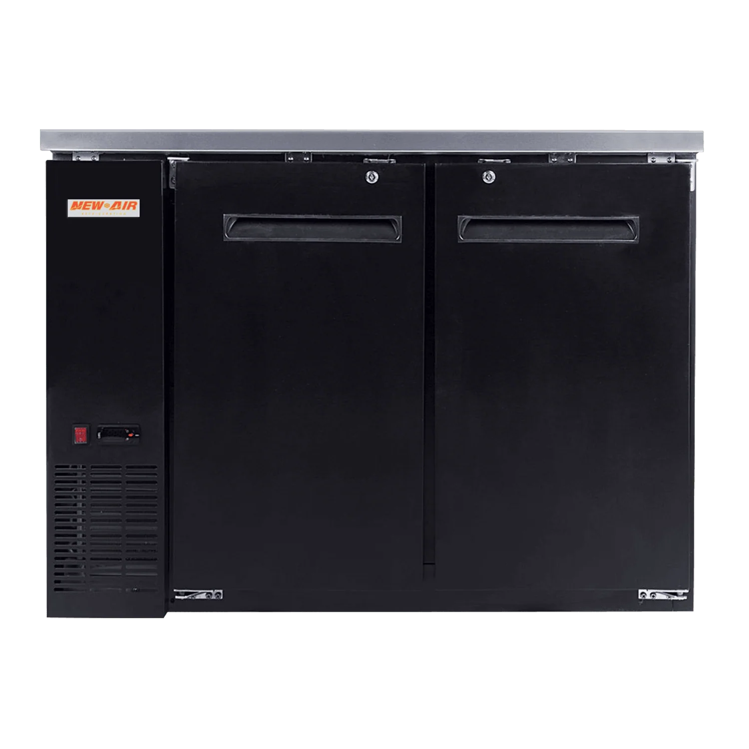 New Air NBB-48-SB-N 49" Solid 2-Door Back Bar Refrigerator