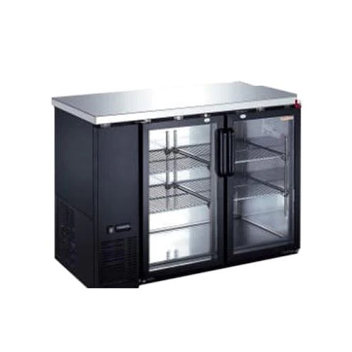 New Air NBB-48-SG 48" Glass 2-Door Back Bar Refrigerator
