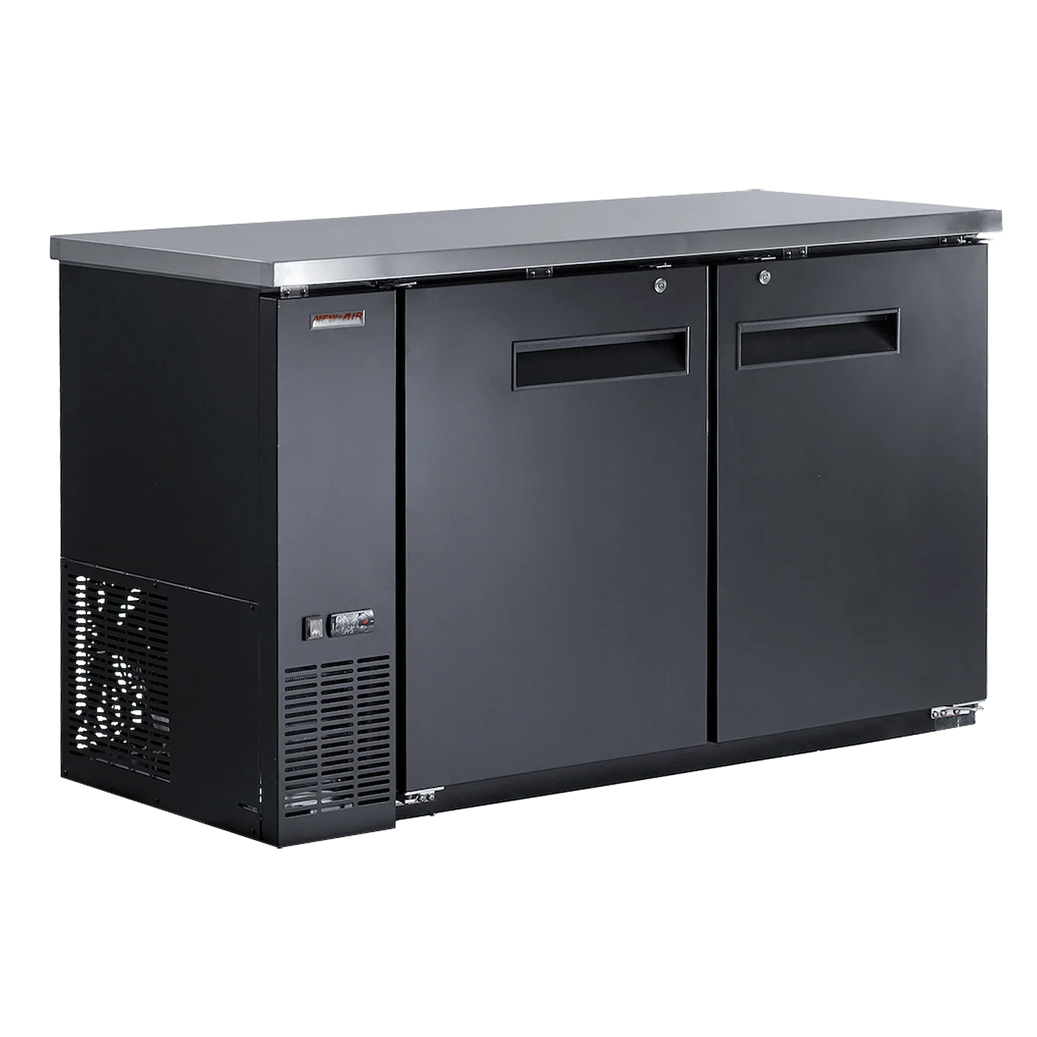 New Air NBB-60-SB 59" Solid 2-Door Back Bar Refrigerator