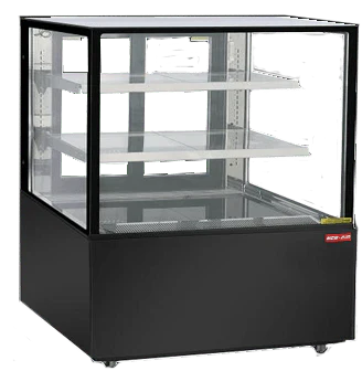 New Air NDC-71-SG 71" Curved Refrigerated Display Case