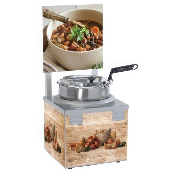 Nemco - 7 Qt Single Well Soup Merchandiser w/ Header - 6510A-S7