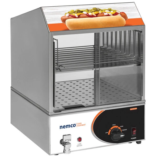 Nemco - Countertop Hot Dog Steamer 220V - 8300-220 Nemco - Countertop Hot Dog Steamer 220V - 8300-220 - Image 3