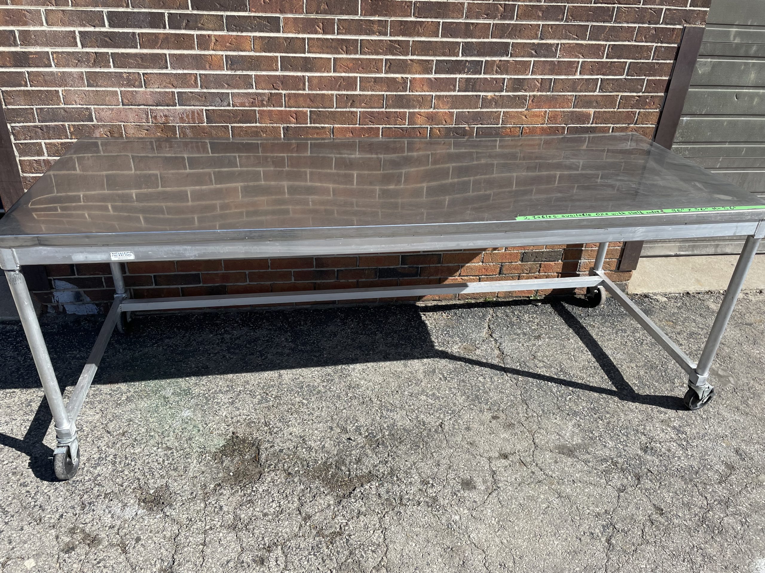NewAge Industrial Stainless Steel Top Table