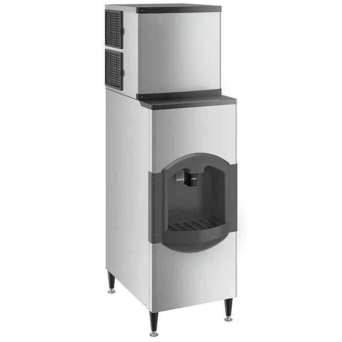 Nordic Air NIM-350CH Ice Machine & Dispenser, Cube Shaped Ice - 350LB/24HRS, 110LBS Storage
