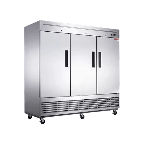 New Air NSR-182-H 3-Door Solid Reach-In Refrigerator