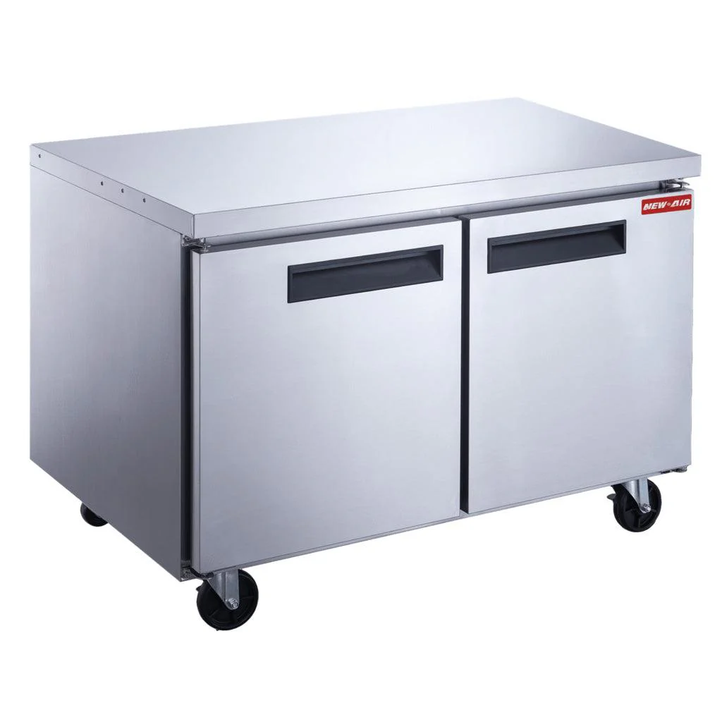 New Air NUF-048-SS 48" 2 Door Undercounter Freezer