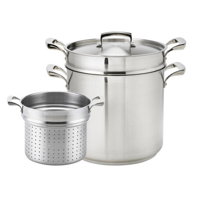Thermalloy -12 Qt Stainless Steel Pasta Cooker Set - 5724082 Thermalloy -12 Qt Stainless Steel Pasta Cooker Set - 5724082 - Image 2