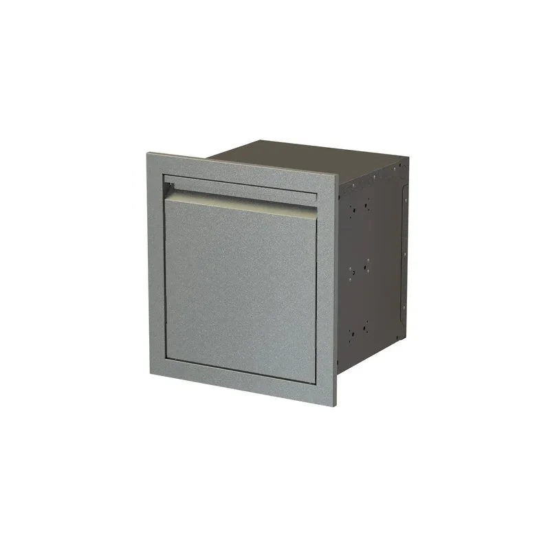 Ember Elegance Garbage Drawer Outdoor Kitchen Insert - OKI‐GDRI‐00‐01