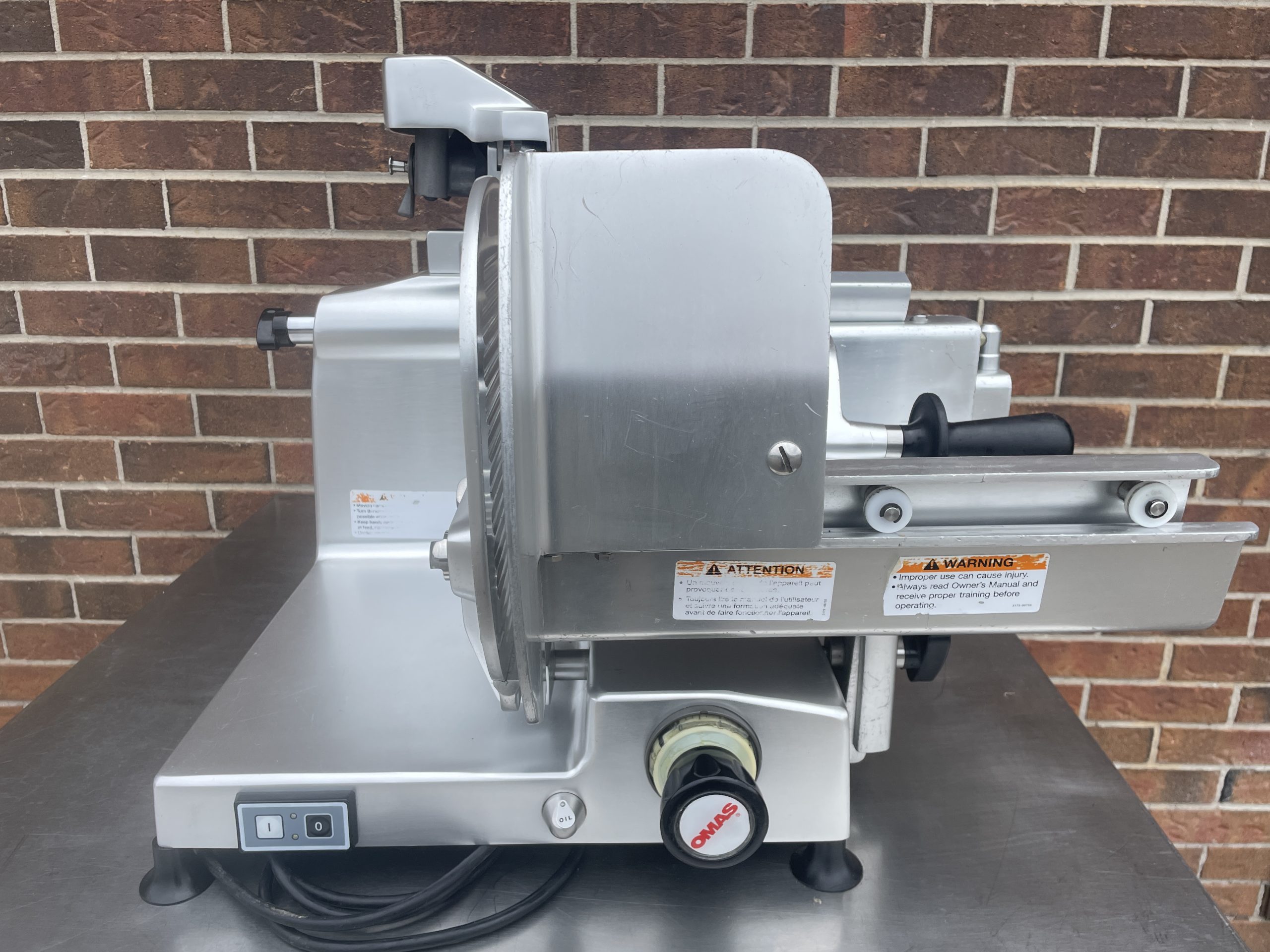 Omas H35S Manual Food Slicer with 14 inch Blade