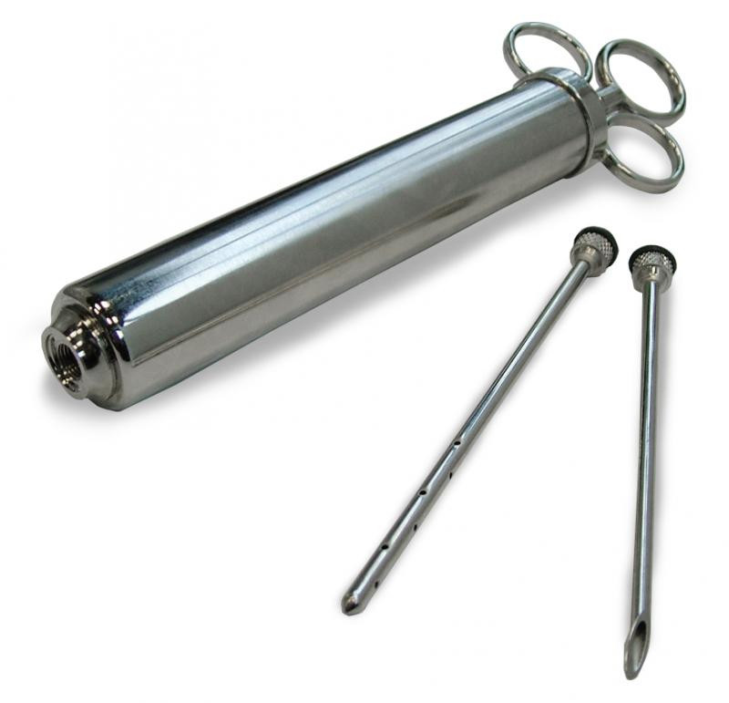 Omcan - 4 oz Long Meat Pump w/ 2 Needles - 10484