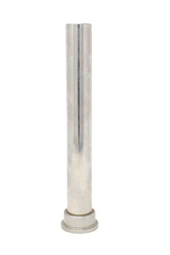Omcan - 38mm/35mm Stainless Steel Long Spout for Hydraulic Stuffer - 16511