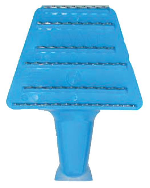 Omcan - robust Blue Plastic Fish Scaler - 18731