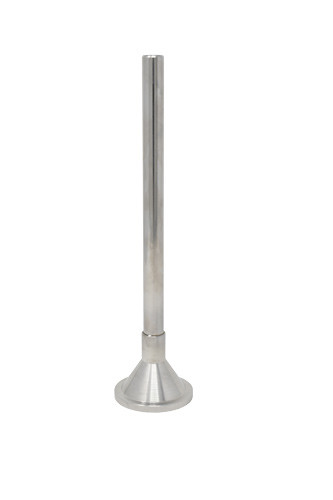 Omcan - 15mm/12mm Stainless Steel Short Spout for Hydraulic Stuffer - 19420