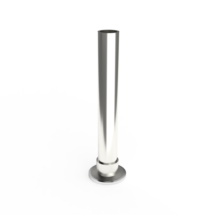 Omcan - 30mm/27mm Stainless Steel Spout for Hydraulic Stuffer - 36057