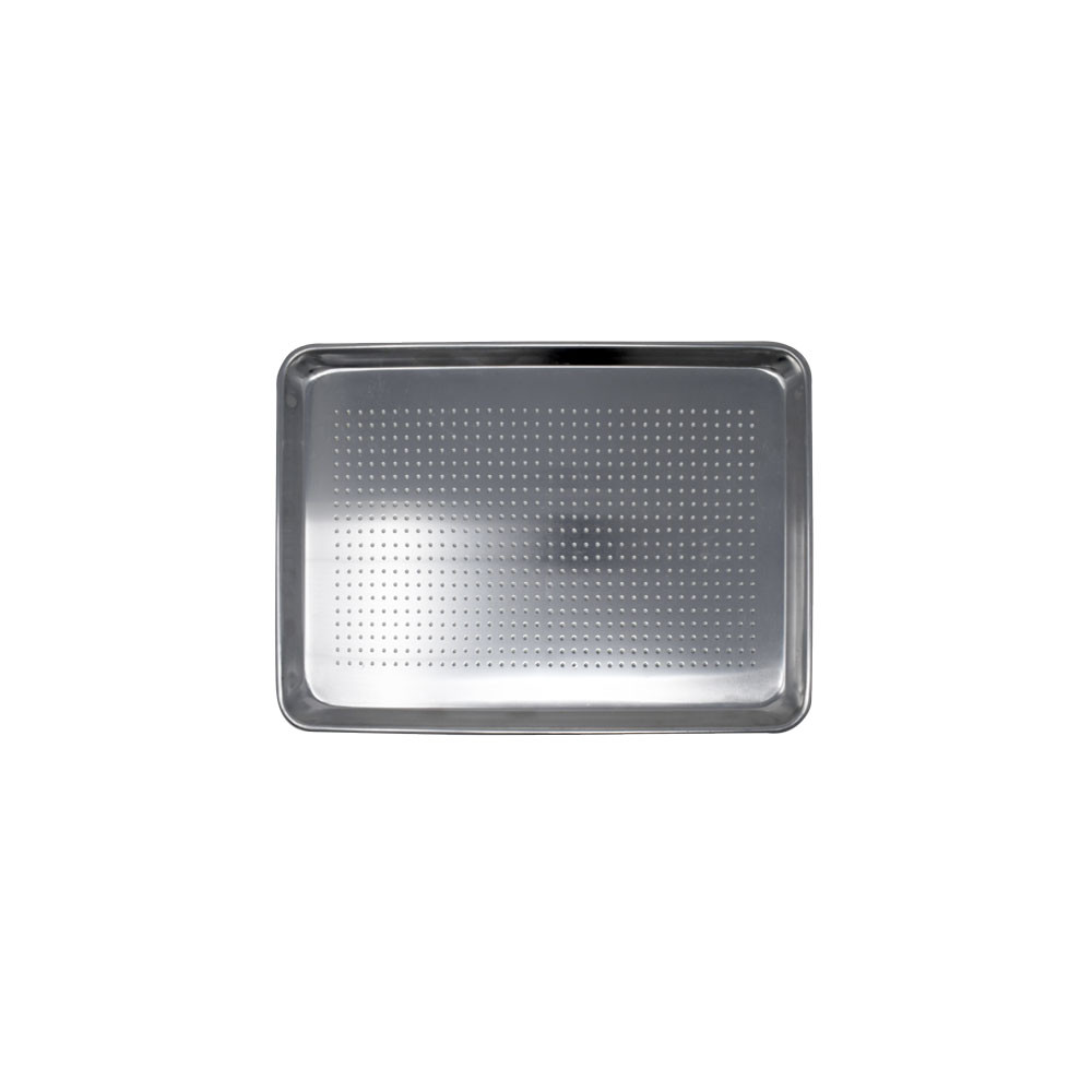 Omcan - 13 x 18" Rectangular Perforated Pizza tray