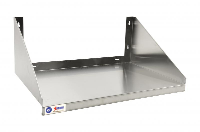 Omcan - 20" x 24" Stainless Steel Microwave Shelf - 40212